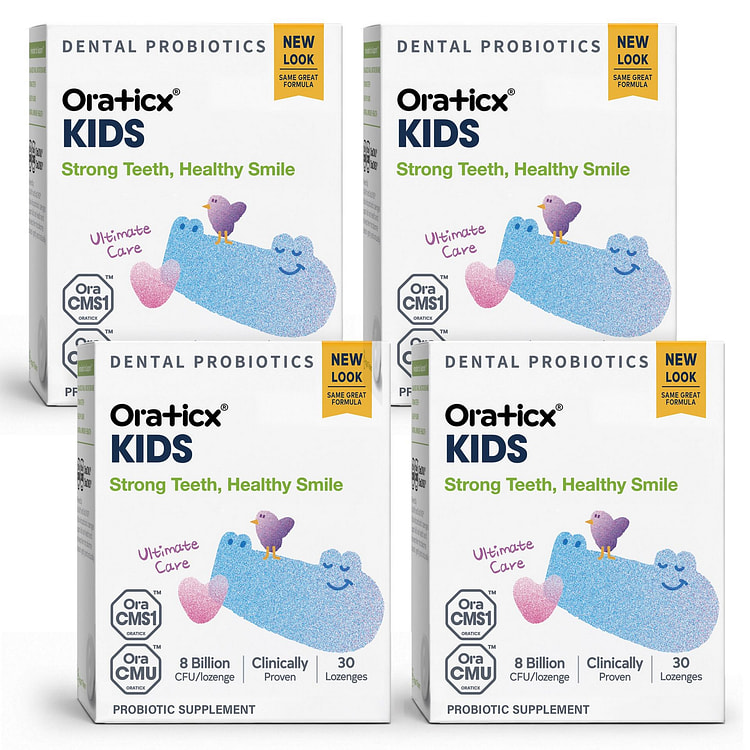 Oraticx Kids Dental Probiotics 4-Pack 30 count*4 pack