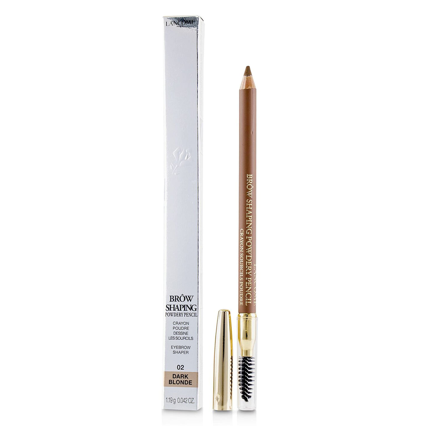 Lancome Brow Shaping Powdery Pencil – # 02 Dark Blonde 1.19g/0.042oz 1 g