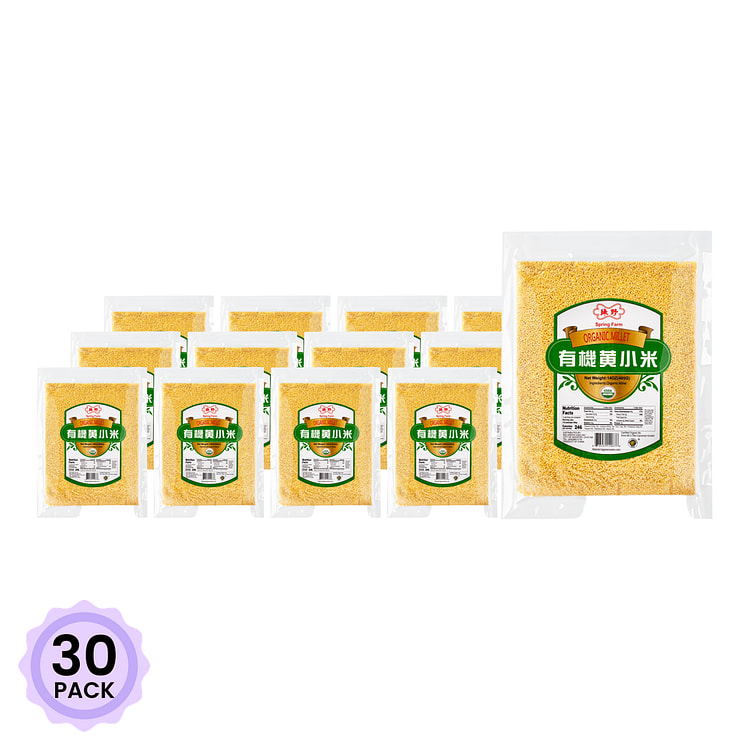 Big Green オーガニックミレー穀物 14 オンス*30 パック