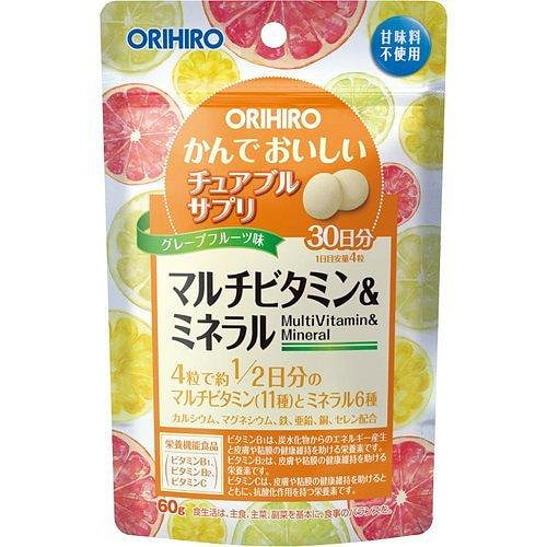 Orihiro Chewable Supplement Multi Vitamin 120 count
