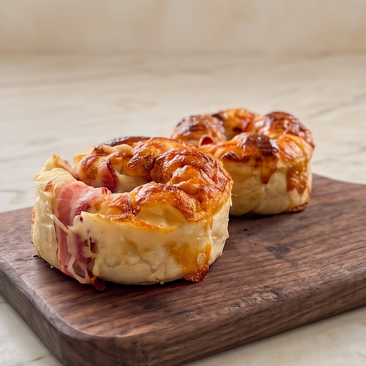 Bacon Cheese Bun 2pcs 2 count
