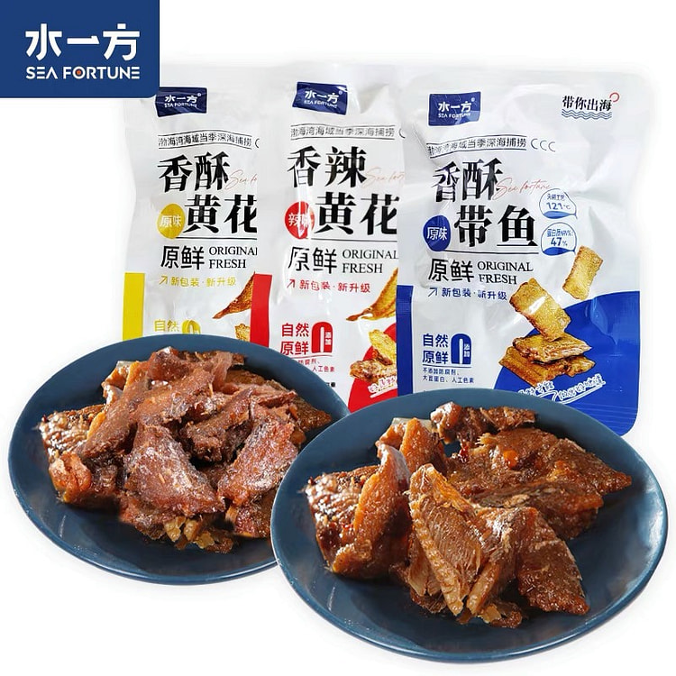 渤海水一方酥带鱼30g*4袋 120 克