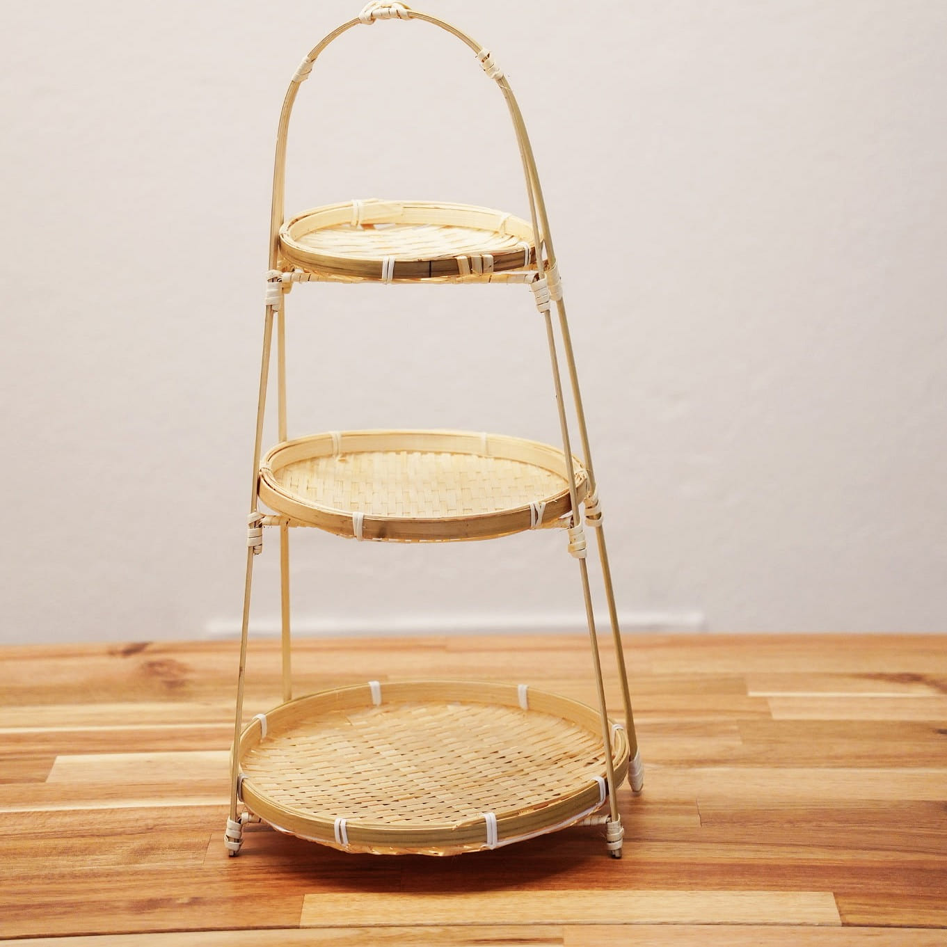 Sustainable Bamboo Woven Basket 1 each