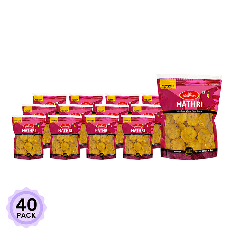 Haldiram's 印度特色小食 Mathri 400 克*40 包