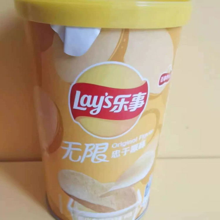 乐事原味马铃薯片罐装膨化食品40g*1罐 40 克