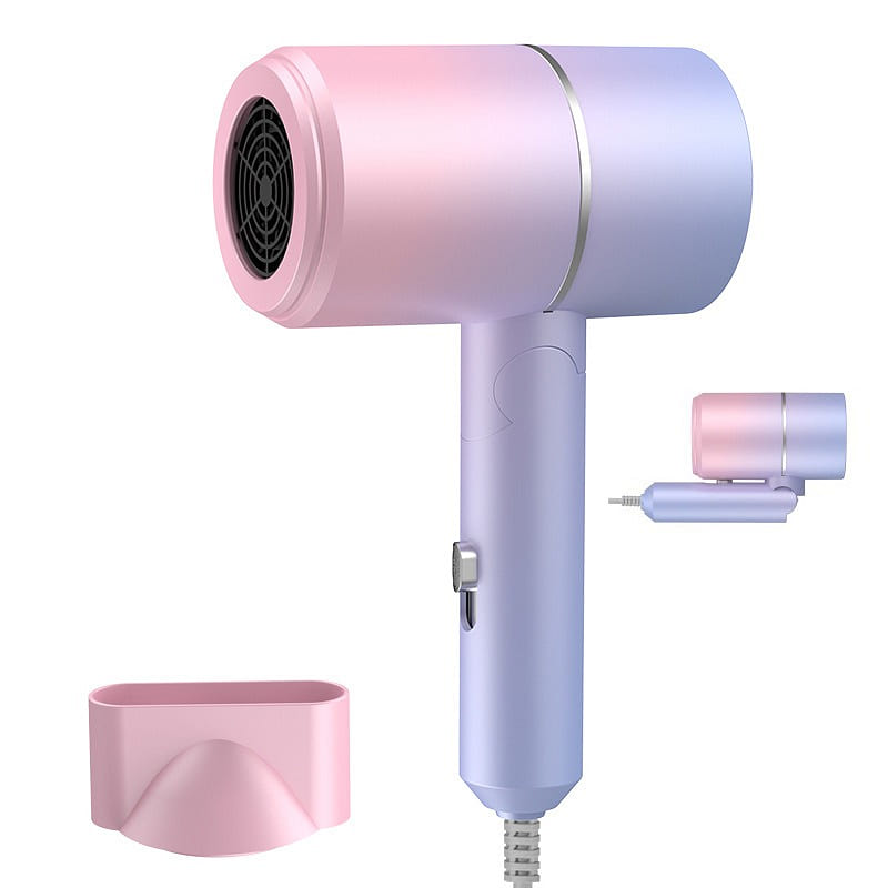 Foldable hair dryer Household negative ion protection generator hair dryer 1 box