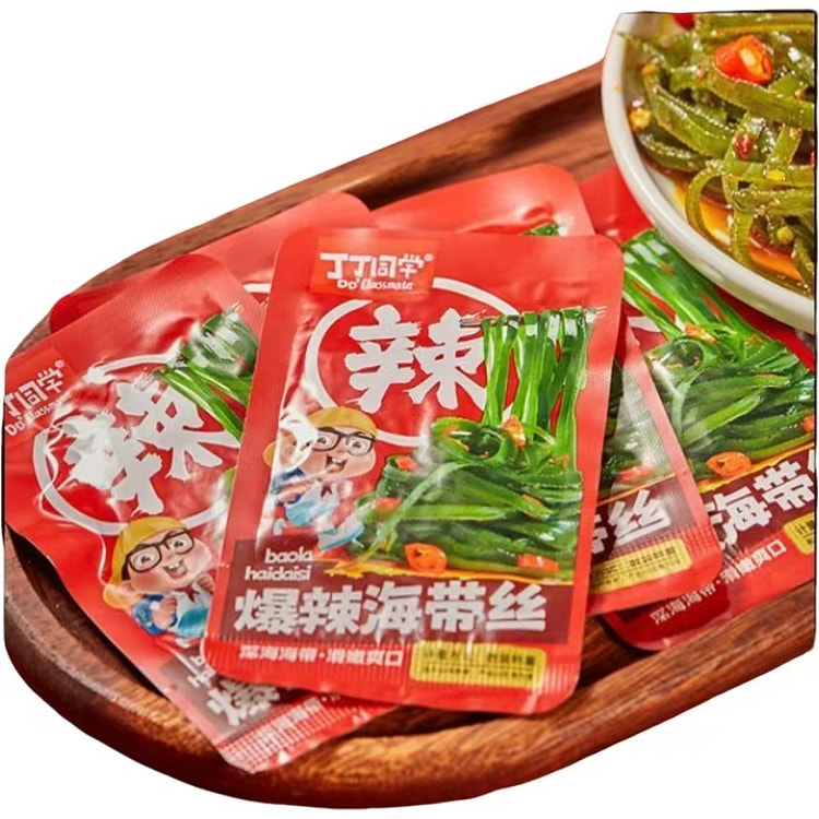 Ding Ding's classmate sauteed seaweed 12g*2 bags. 24 g