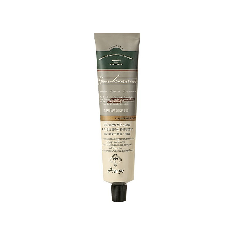 Aarye BotanicalNourishingHandCream#YewWood&Vanilla 75 g