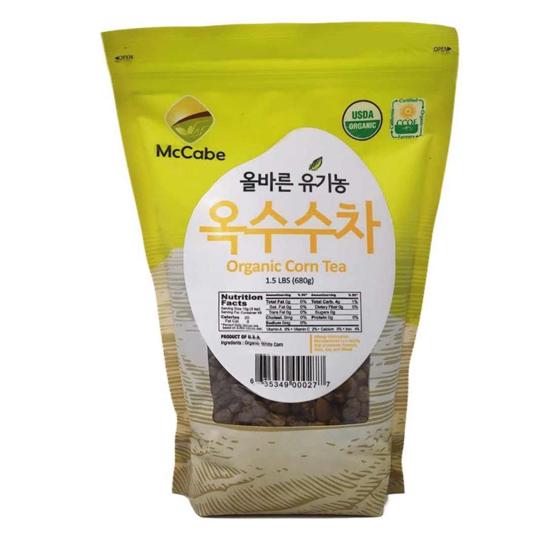 McCabe Organic Corn Tea - Roasted Corn Tea | USDA and CCOF Certified 1.5 lb