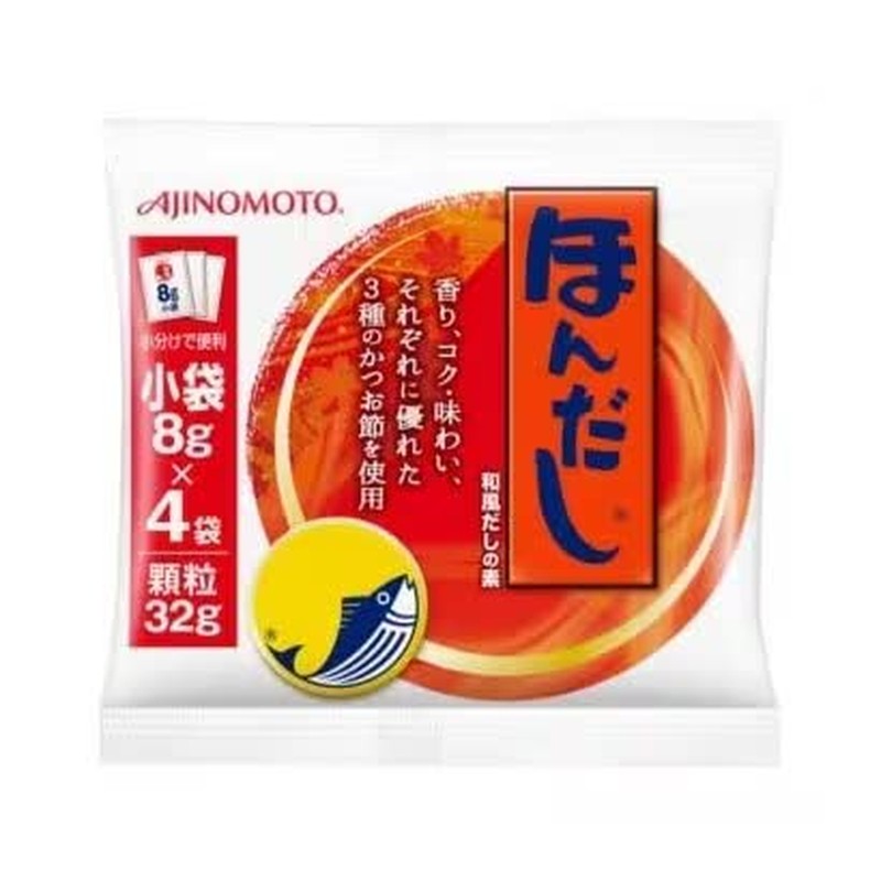Ajinomoto Hon Dashi 4 small bags (K-4) 32g 1 phần