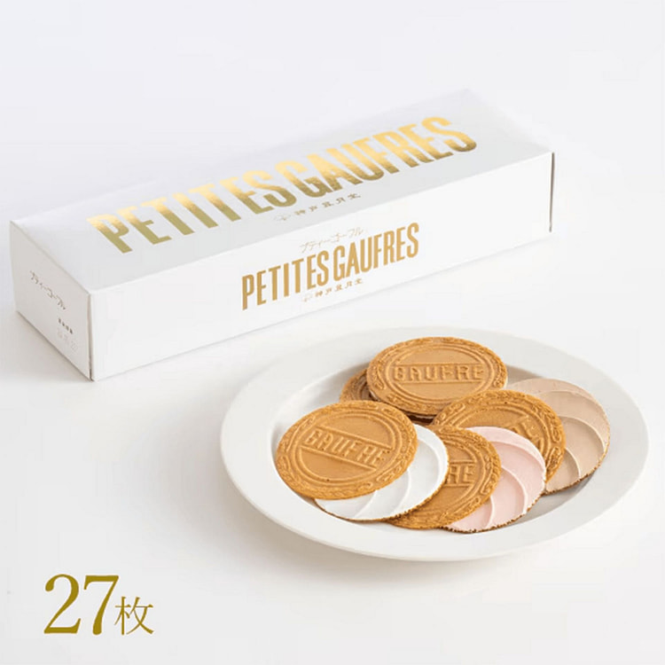 神户风月堂 迷你法兰酥薄饼 27枚 1 份
