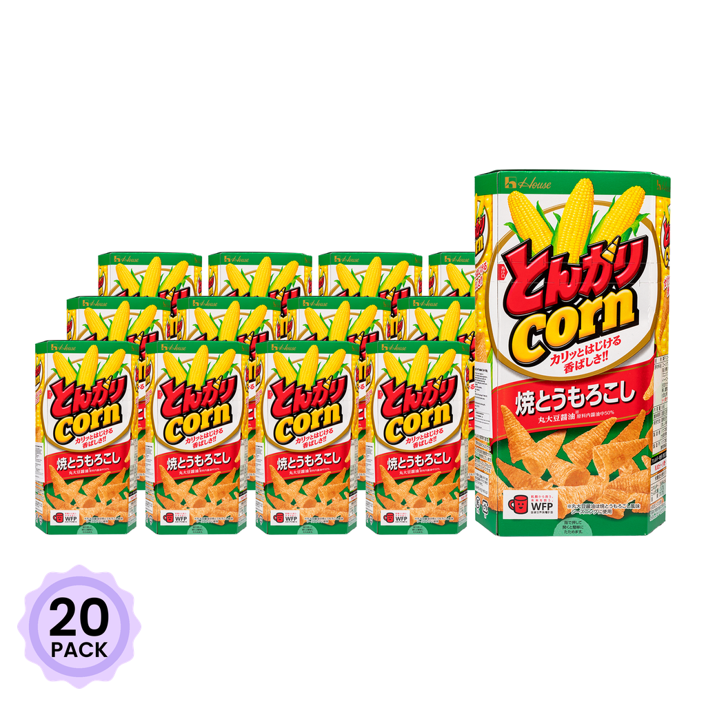 とんがりcornページ ハウス とんがりコーン とうもろこし味 68 グラム*20 パック - Weee!