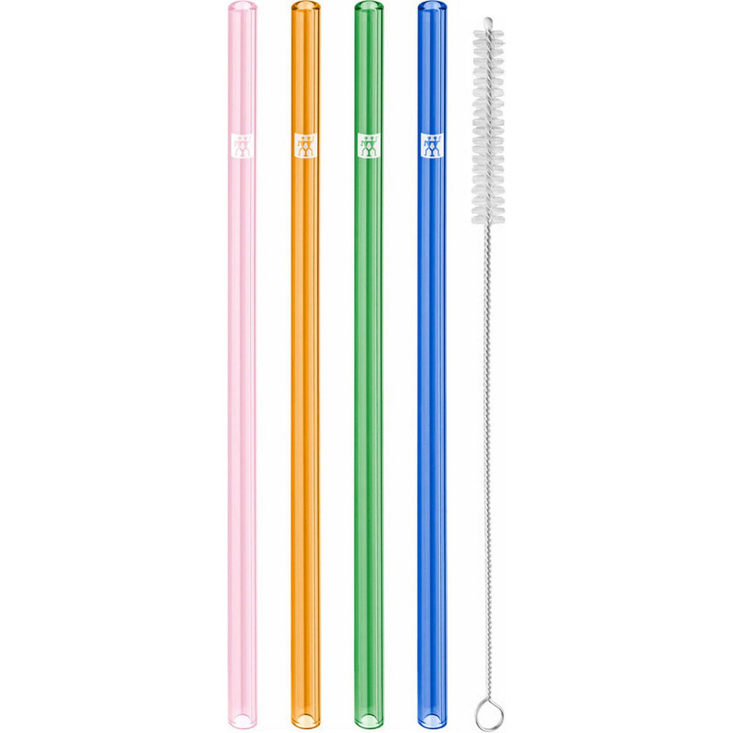 ZWILLING Sorrento 5-pc Straight Glass Straw Set 5-pc / Multi 1 each