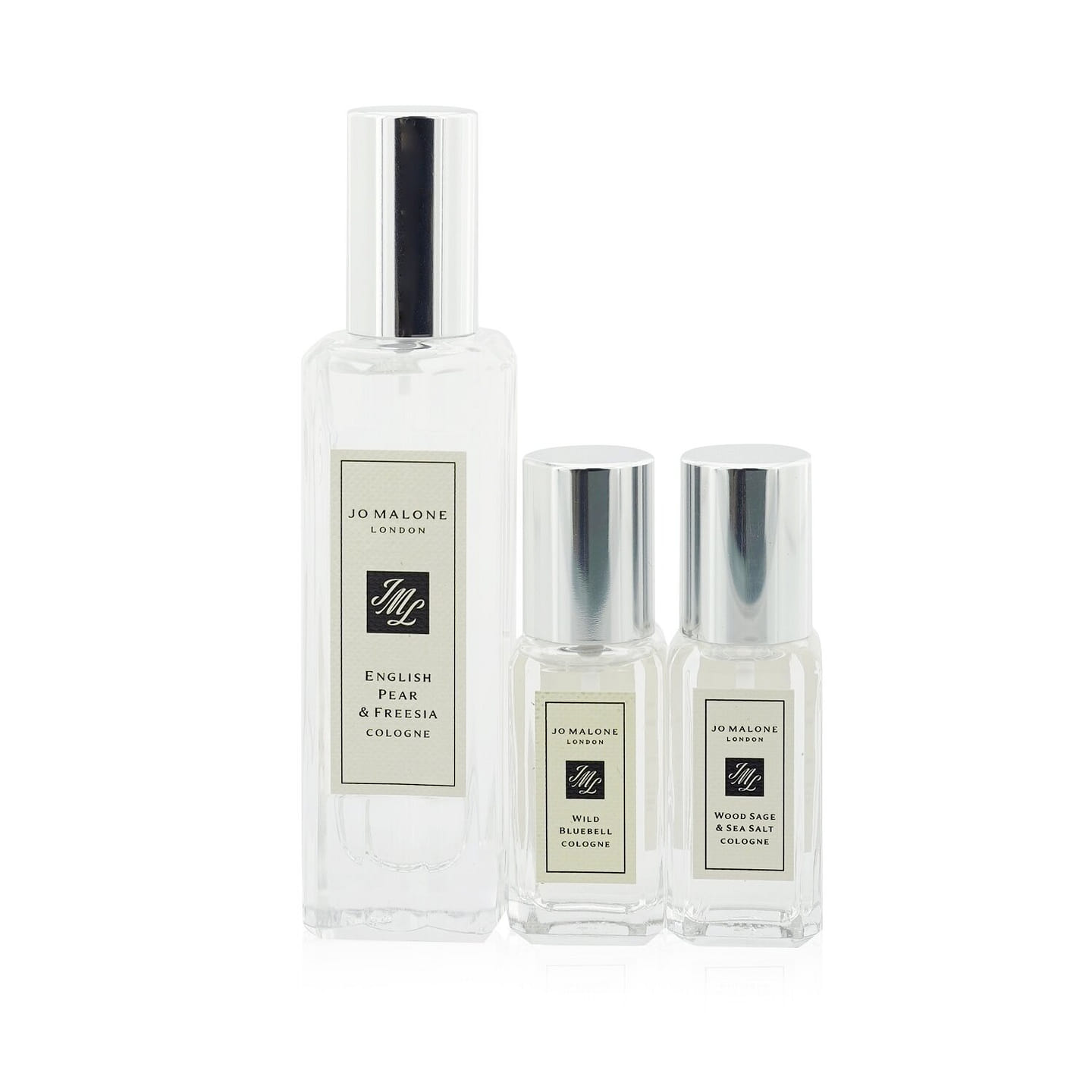 Jo Malone English Pear & Freesia Cologne Collection: English Pear & Freesia 30ml, Wild Bluebell 9ml, Wood Sage & Sea Salt 9ml 3pcs 3 each