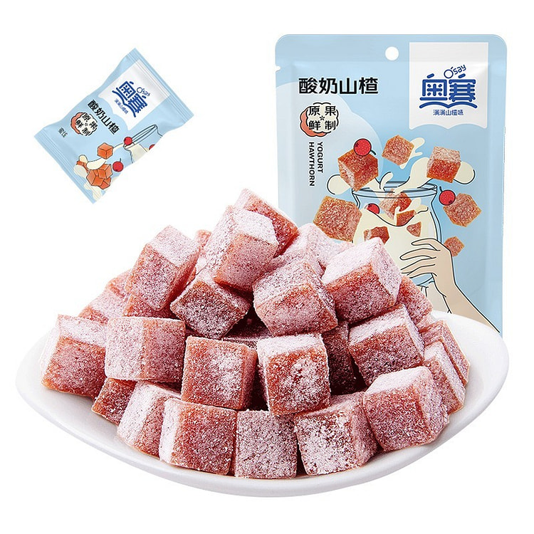 Yogurt hawthorn crushed cubes ding fruit cake