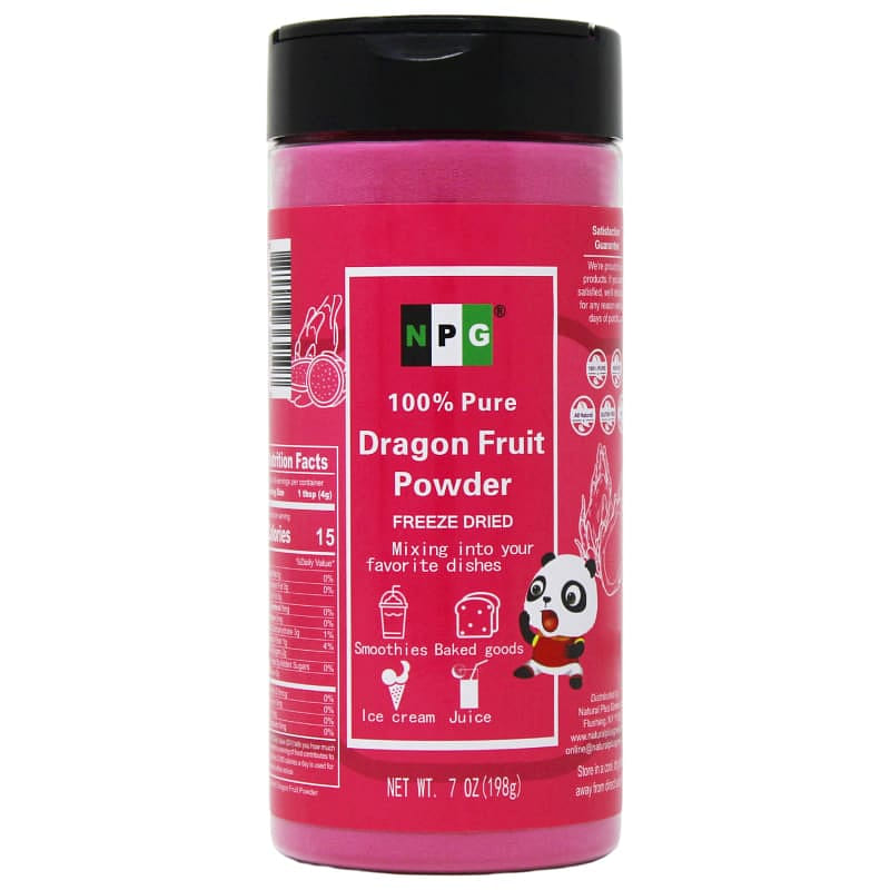 NPG Red Dragon Fruit Powder 198g, Freeze Dried 7 oz