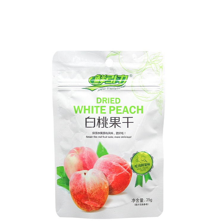 鲜引力白桃果干即食果脯35g*1袋