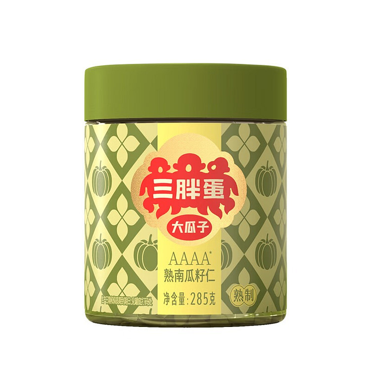 三胖蛋 4A级原味熟南瓜子仁 285 克