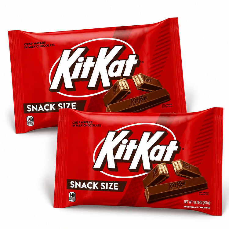KitKat 牛奶巧克力威化饼 2包装 10.78 盎司