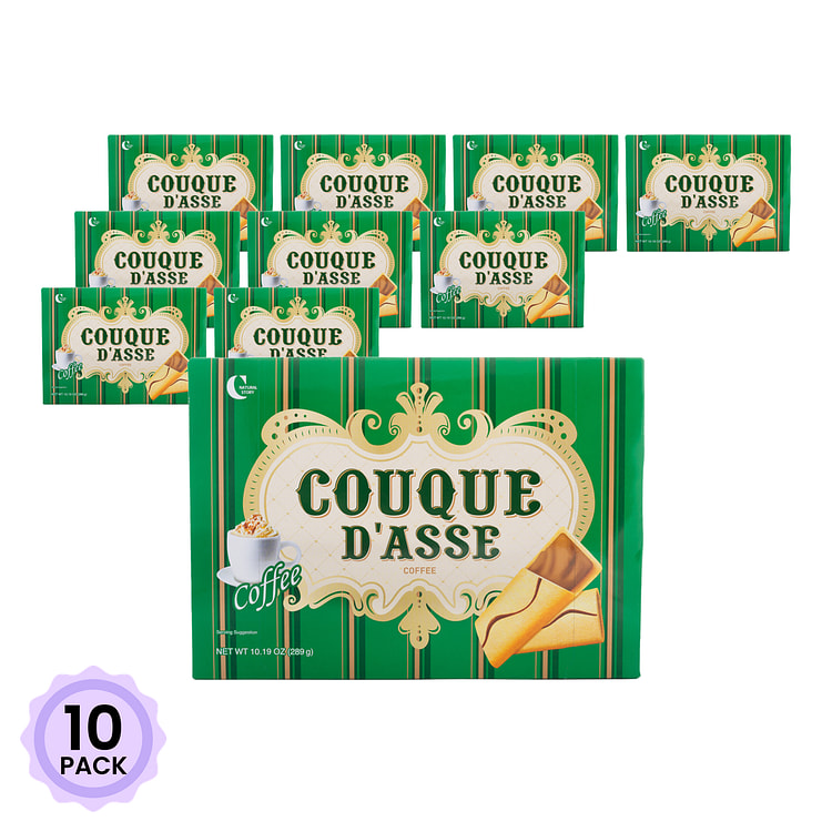 Crown Couque D'Asse 维也纳咖啡饼干 288 克*10 包