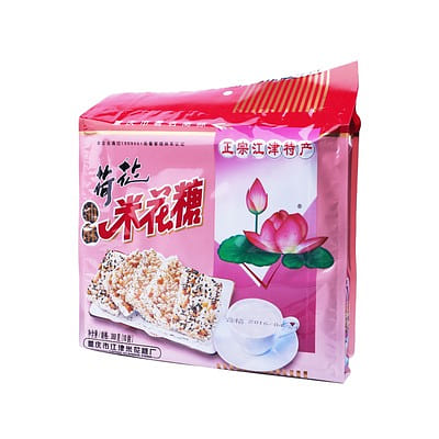 Contains 10 small bags Lotus brand Jiangjin popcorn Chongqing specialty 368 g