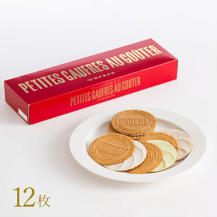 神户风月堂 迷你法兰酥薄饼精选礼盒 12枚 1 份