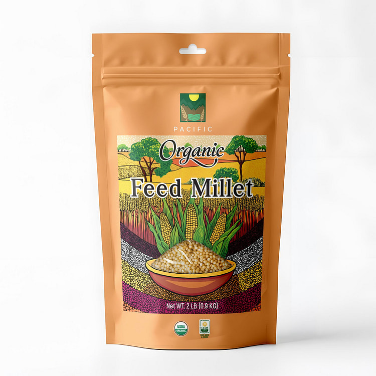 PACIFIC Pet Food Organic Millet (2lb Pack)
