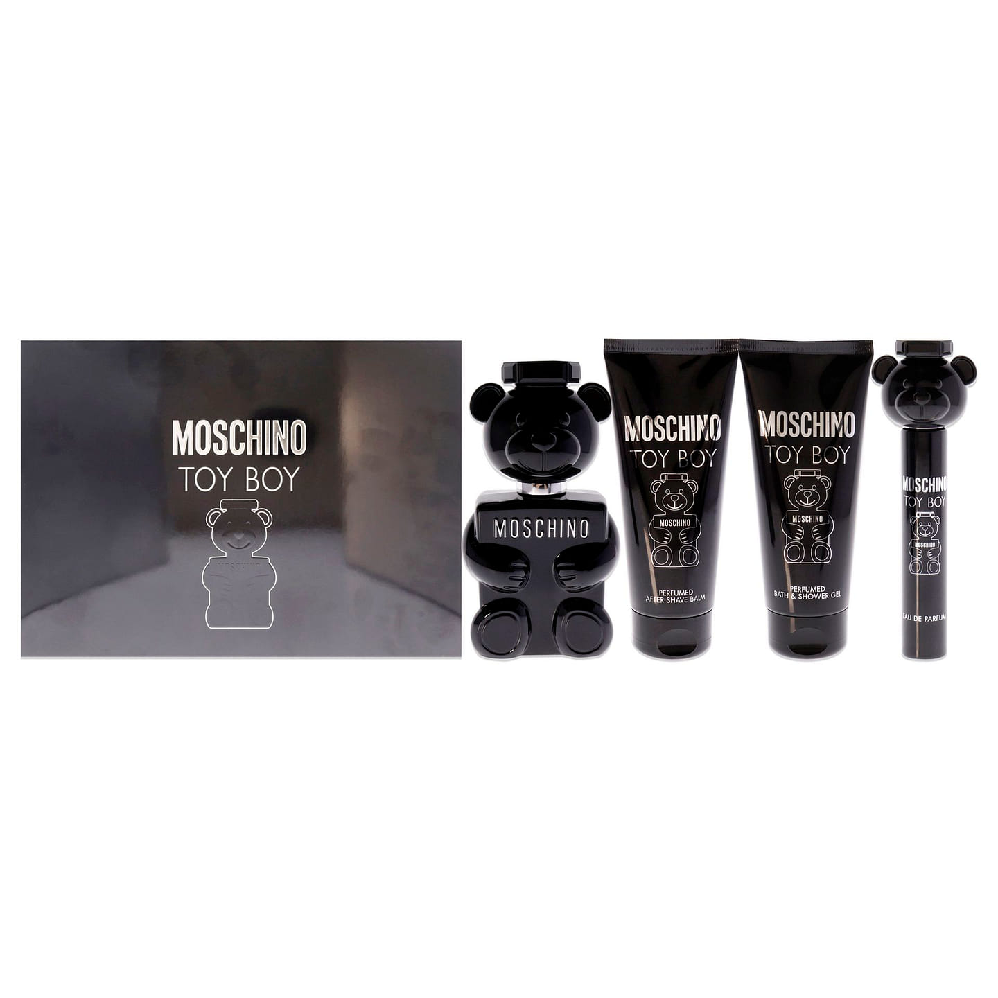 Moschino Toy Boy by Moschino for Men – 4 Pc Gift 4 count
