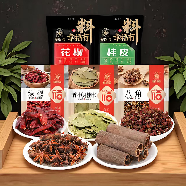 塞翁福  卤肉香料5袋装185g