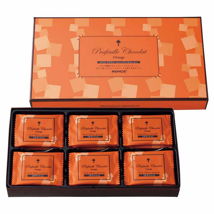 Royce Prafeuille Chocolat Orange 30pcs