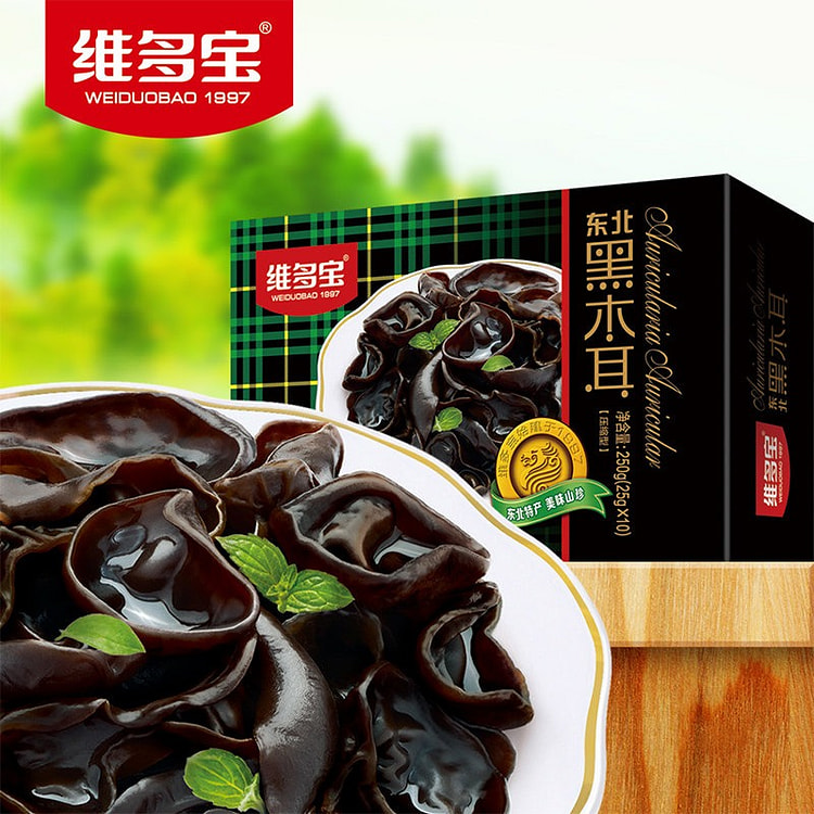 Weiduobao Northeast Black Fungus 1pc 250 g
