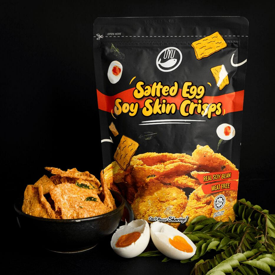 OYU SALTED EGG SOY SKIN CHIPS - 70 GRAMS 1 each