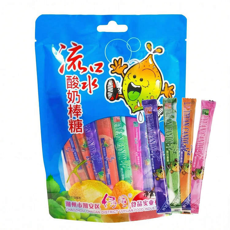 流口水酸奶棒 奶糖8090后怀旧软糖小时候的糖果 120 克