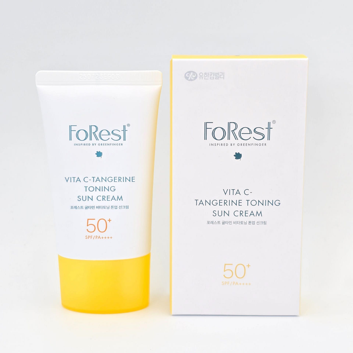 GREEN FINGER Vita C-Tangerine Toning Sun Cream 50 ml