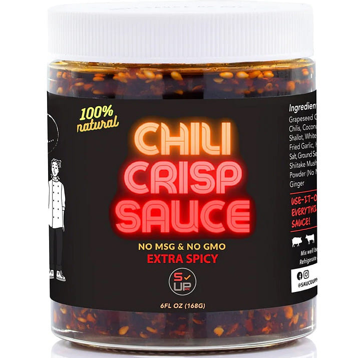 SAUCE UP NYC 100% NATURAL CHILI CRISP ( EXTRA SPICY ) 6 oz