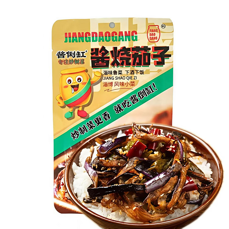 酱倒三缸 酱烧茄子 淄博特色咸菜 90g*1袋 90 克