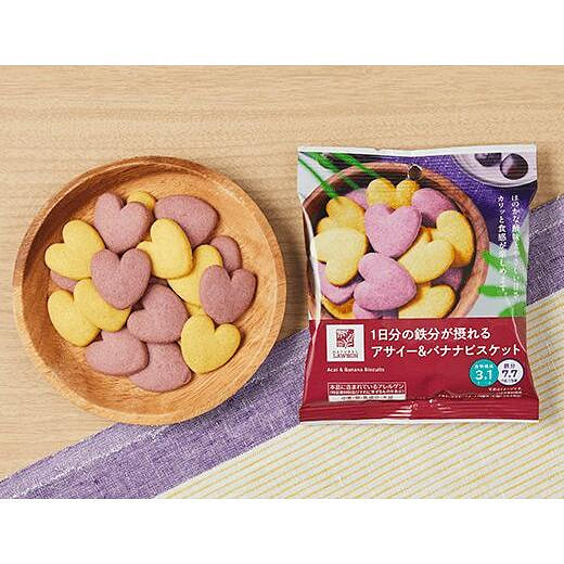 罗森 一日补铁 饼干 巴西莓果&香蕉味 38g 1 份