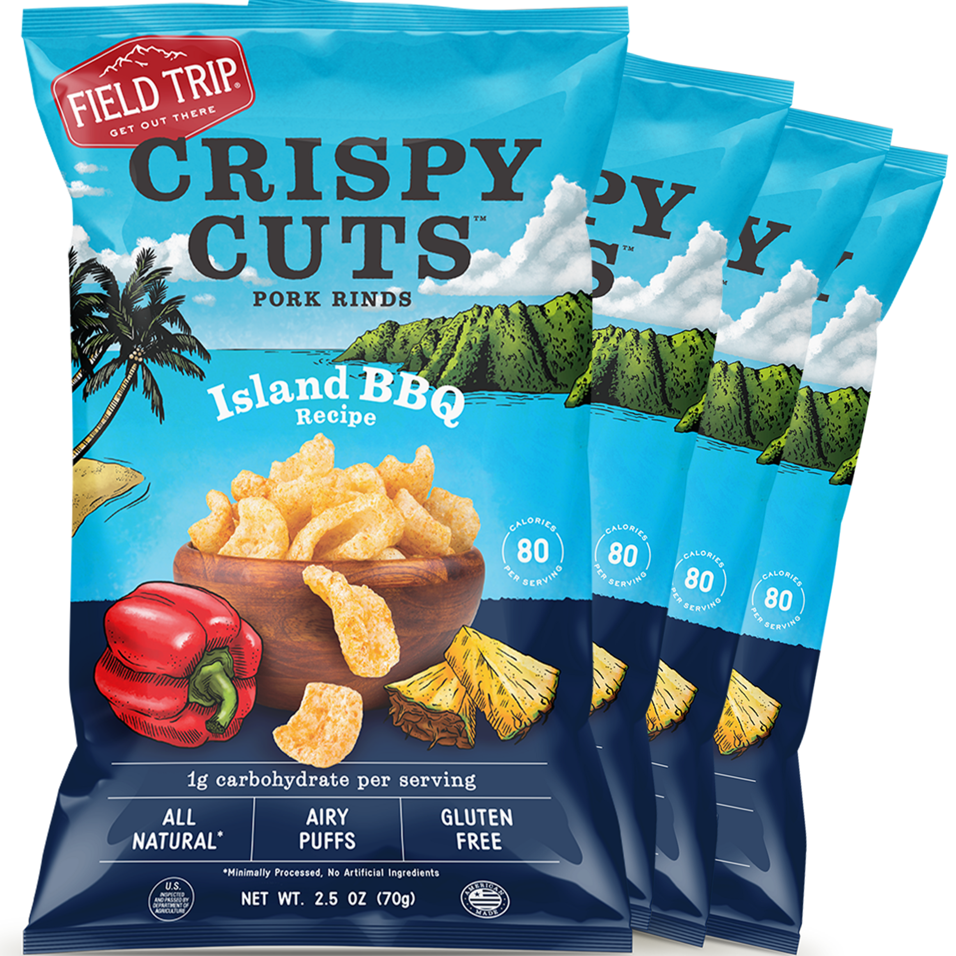 Island BBQ 2.5oz (4 pack) 1 份