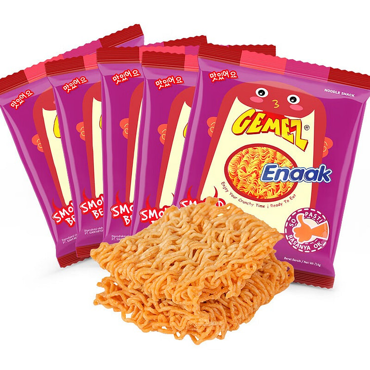 印尼进口小鸡干脆面（烟熏牛肉风味）14克*5袋 70 克