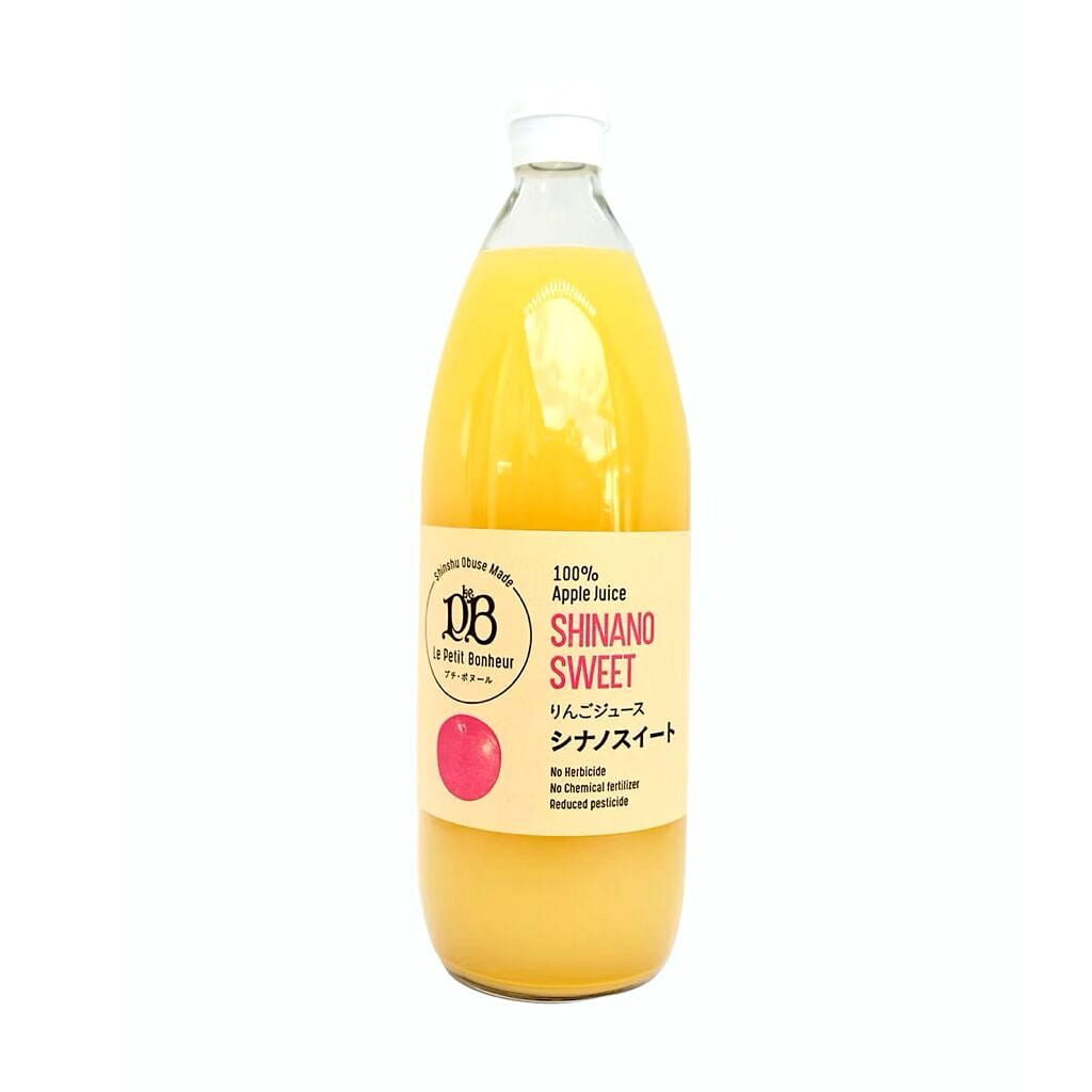 Shinano Sweet Apple Juice 1L- Kawakami Farm,Nagano 1000 밀리리터