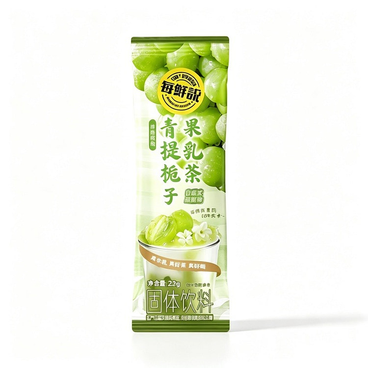 Oh!Fresh Grape-Gardenia Milk Tea Instant Drik Mix 22 g