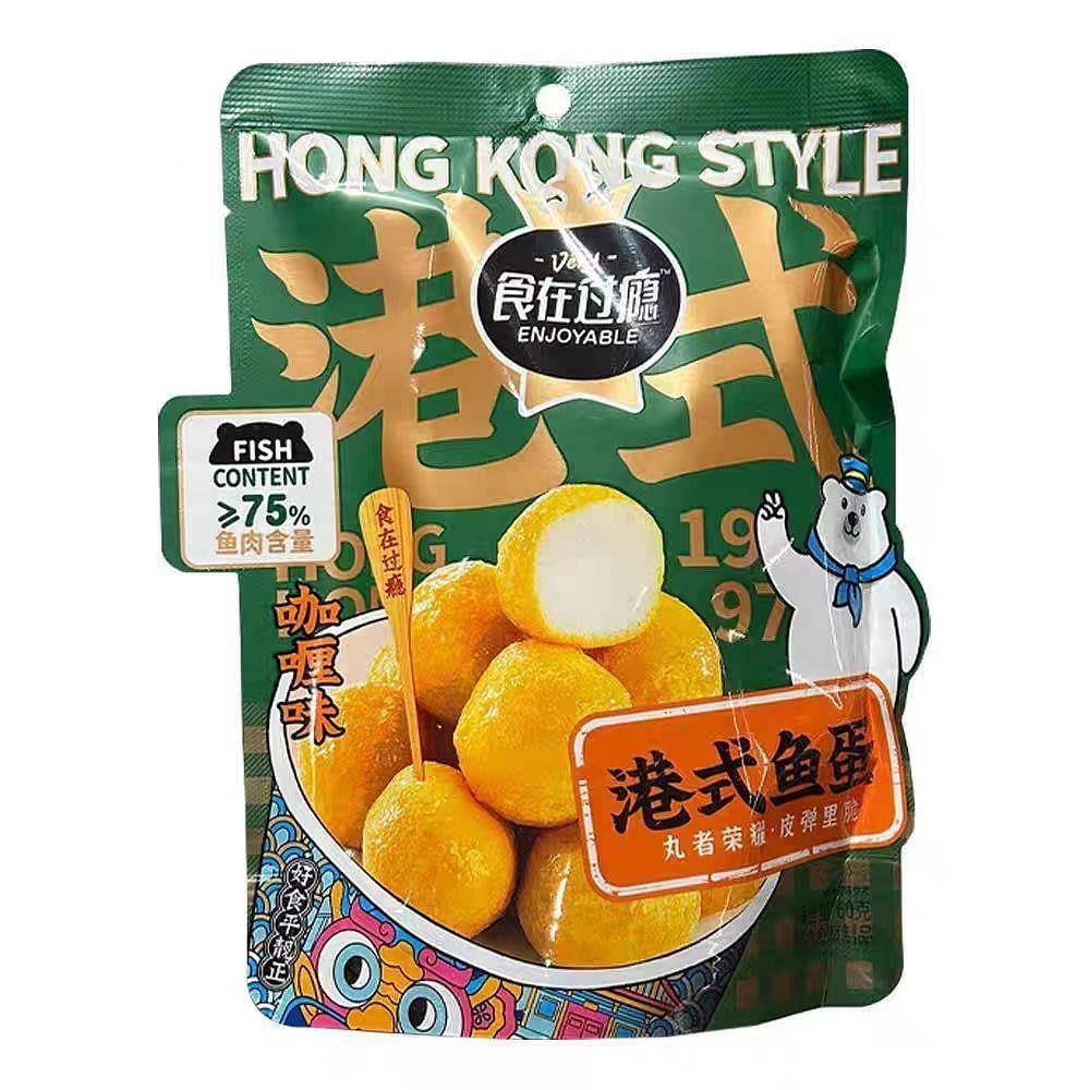 Eating satisfying Hong Kong style fish eggs 60 g