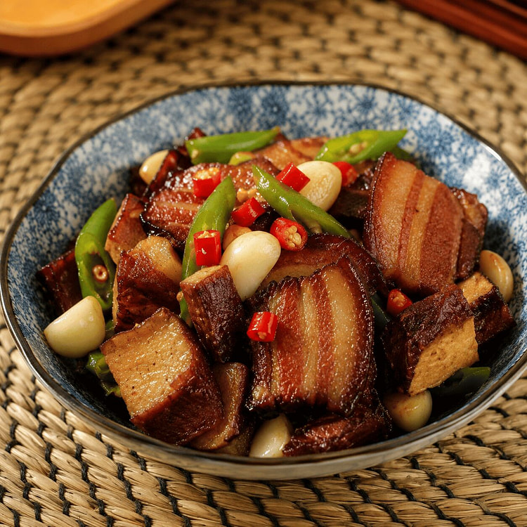 Smoked Bacon with Stir-Fried Dried Tofu Skin 450 g