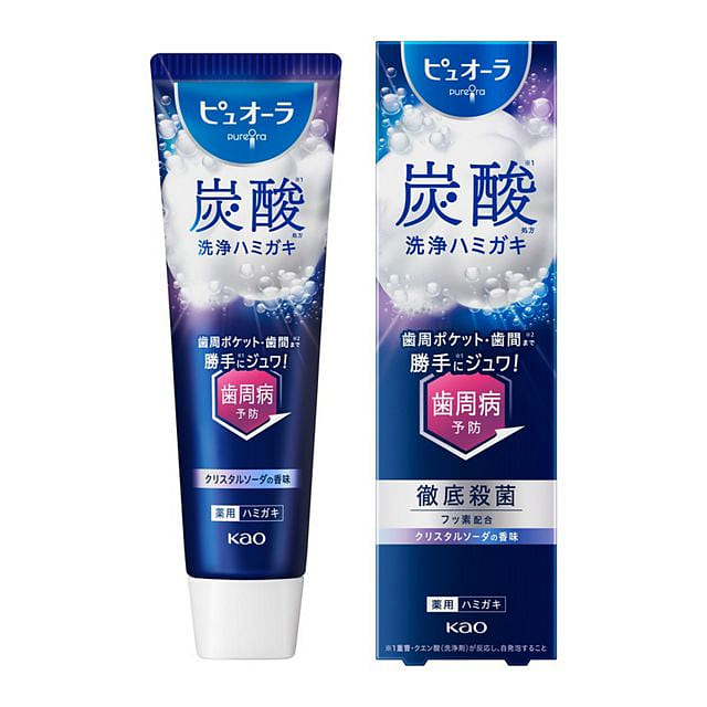 花王 ピュオーラ 炭酸ハミガキ 95g 1 個