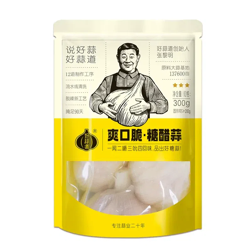 Hao Suandao Sweet and Sour Garlic 300g*1 bag 300 g