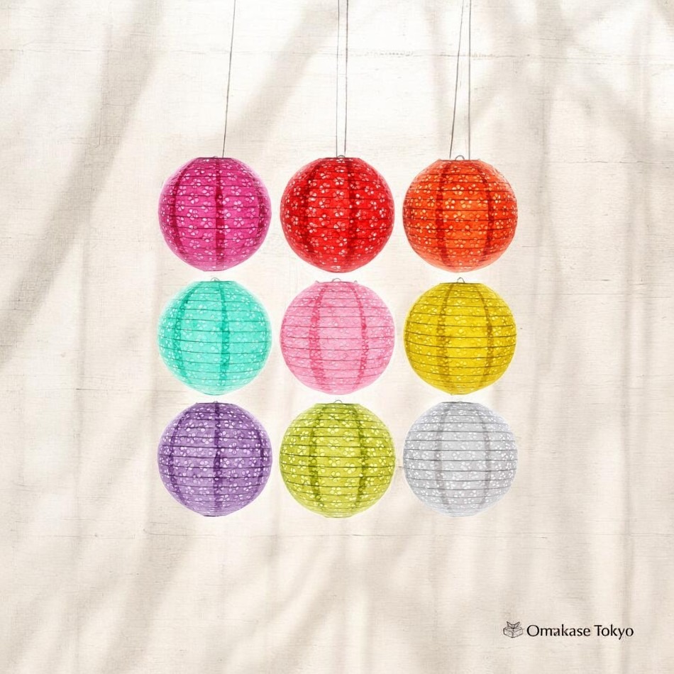 DUOLEIMI Paper Lanterns with LED-25cm 680 g