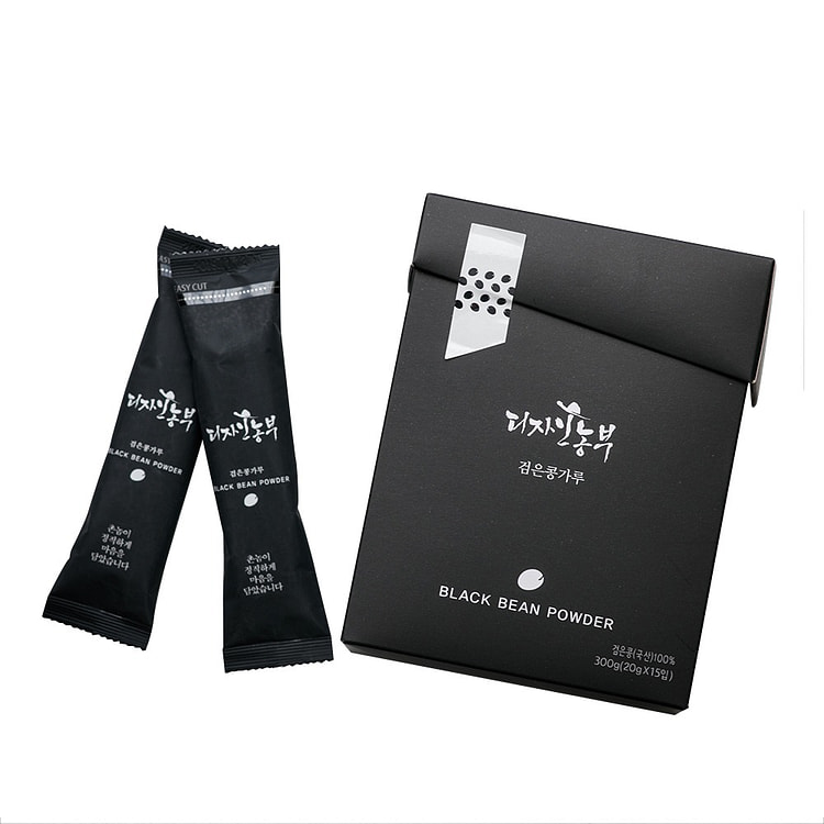 DESIGNNONGBOO 韩国烘焙黑豆粉 300 克
