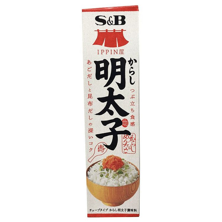 S&B IPPIN-YA Spicy Cod Roe Seasoning Past 38g 1 count
