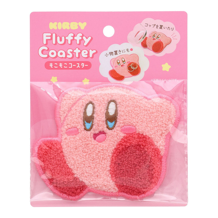 蓬松的星之卡比杯垫 - 星之卡比