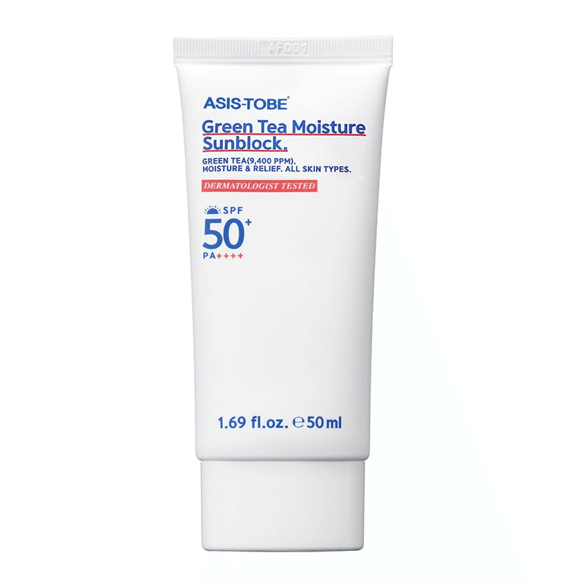 ASIS-TOBE Green Tea Moisture Sunblock SPF 50+ PA++++ 50 ml
